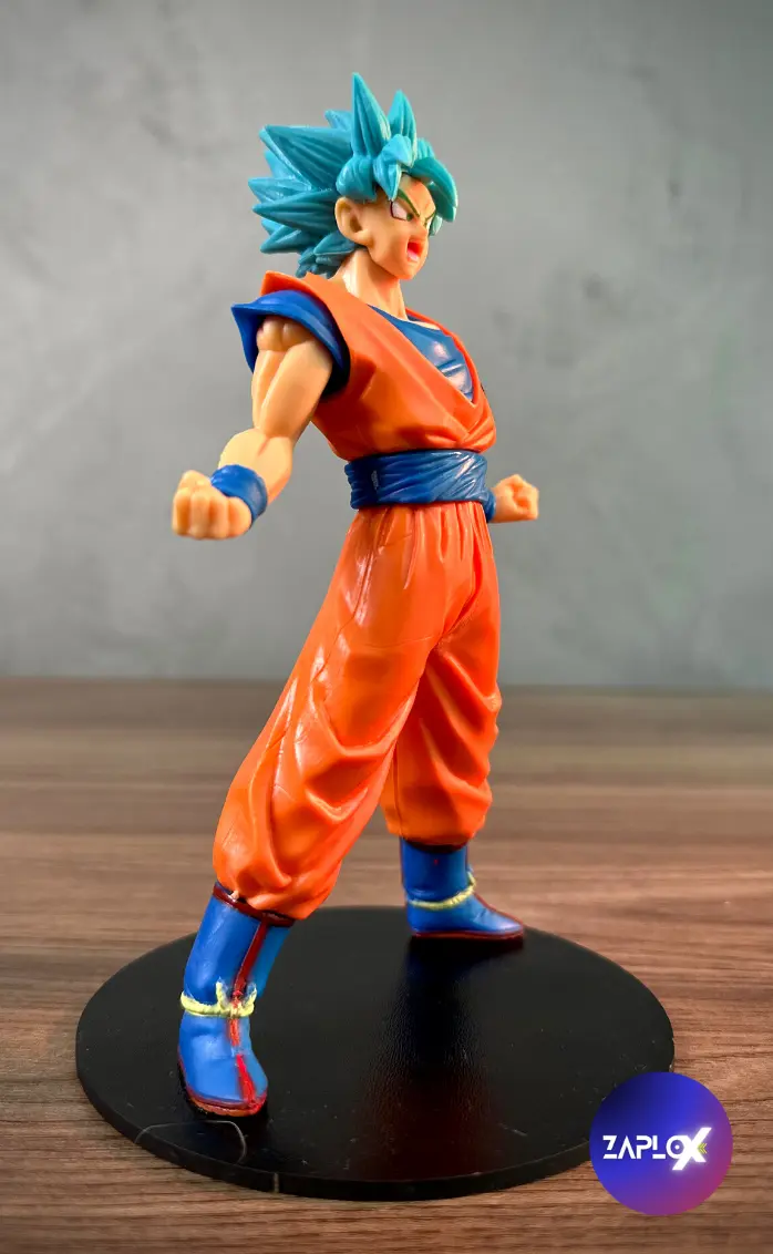 Boneco Goku Super Sayajin Blue Dragon Ball Super 30cm Bandai em