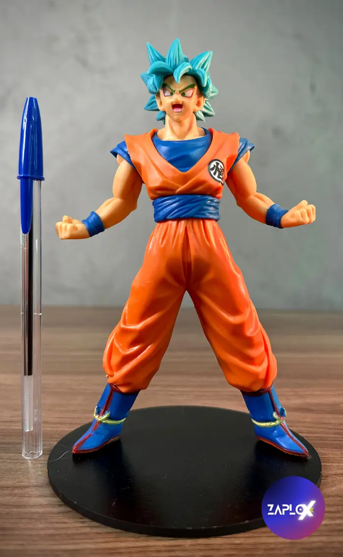 Boneco Goku Super Saiyajin Blue - Action Figure Goku - Zaplox